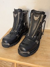 Harley Davidson Womens Havoc Boot Size 9.5 Black Leather Great Condition Men's