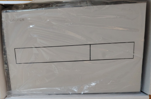 Laufen matt chrome dual flush - laufen,