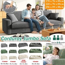 2 3 4 Seater Corduroy Sofa