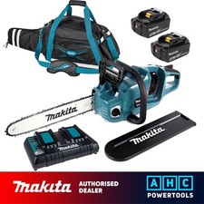 Makita DUC353PT2 36V (Twin 18V) LXT Cordless Chainsaw – 35cm Bar, 2x 5.0Ah & Bag