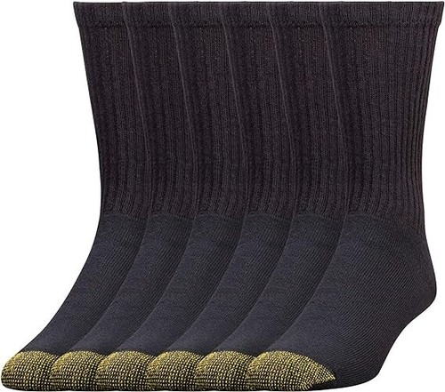 Goldtoe men black cotton - black,