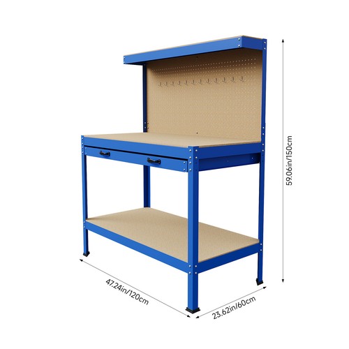 Heavy duty steel workbench - heavy,
