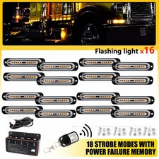 Flashing Warning Grill Light