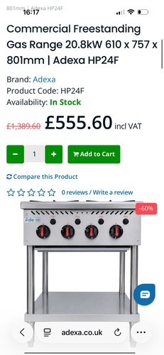 Commercial burner gas cooker - 4,