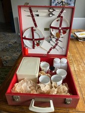 Vintage Brexton Picnic Basket