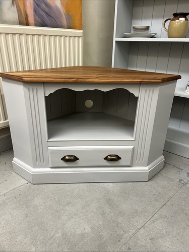 Pretty corner media cabinet - tv,