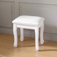 Solid wood vanity stool for makeup,bedroom,and piano seat