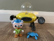 Octonauts Gup D Drill n’ Claw Vehicle with Captain Barnacles & Crab Complete