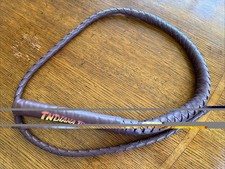 BULL WHIP OFFICIAL INDIANA JONES COSTUME ACCESSORY PROP NEW JWC1199