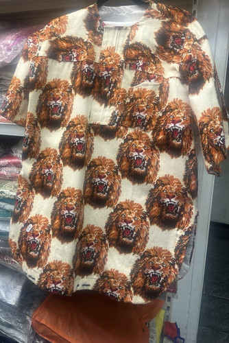 Men dashiki brown - men's,