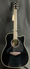 Yamaha FGX830C Dreadnought Cutaway Acoustic-Electric Guitar Gloss Black Finish