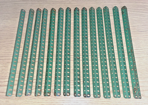 Meccano parts light green - meccano,