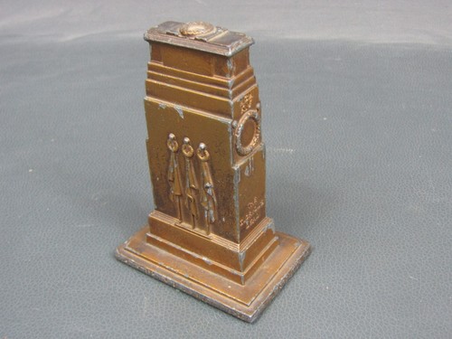 Antique spelter cenotaph - antique,
