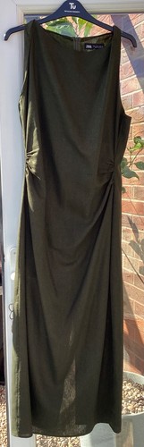 Bnwt zara dark green - linen, mix