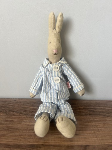 Maileg bunny blue - blue, linen