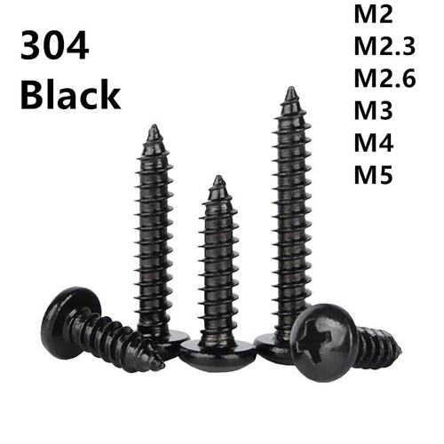 Black stainless steel phillips - black,
