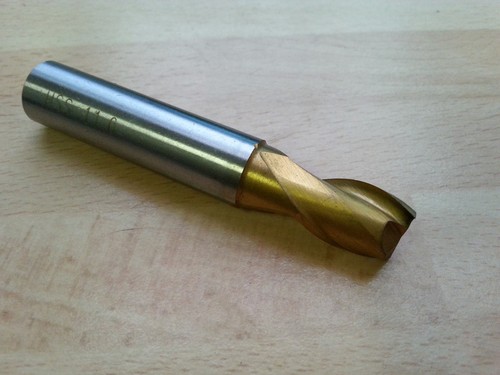 Flute end mill - end, tin