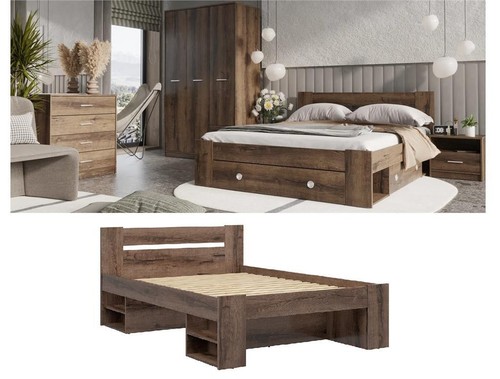 King size bed frame - bed,