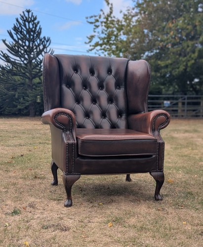 Vintage brown leather