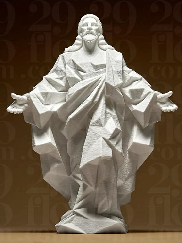 6inch jesus statue paintable - jesus,