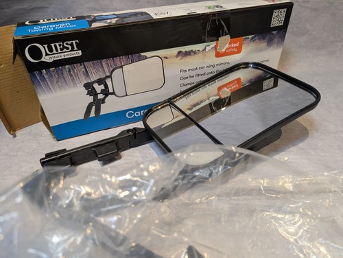 Clamp towing mirror - mirror, for