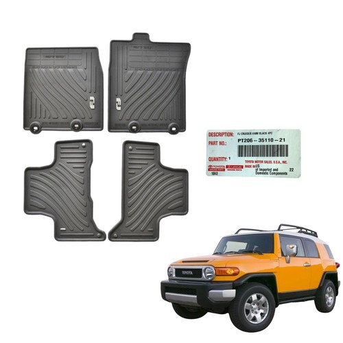 Rubber floor mat set pcs - mat,