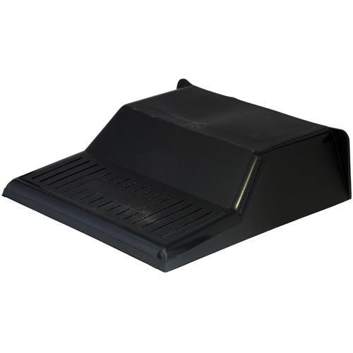 Black plastic drain - plastic, cover.