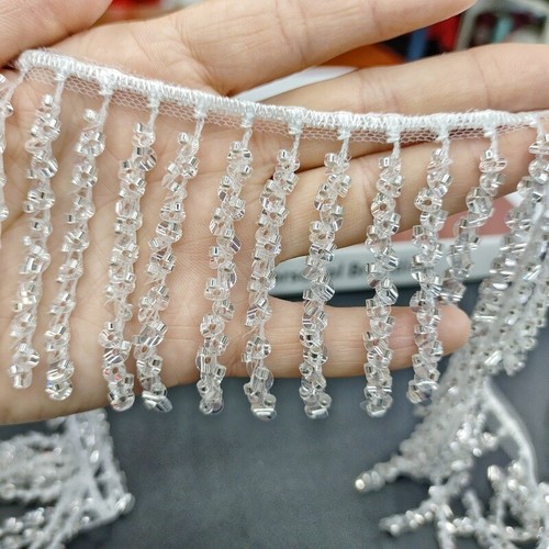 2yards 7cm beaded crystal - 7cm,