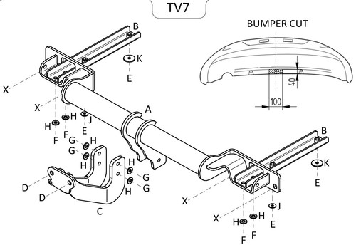 Towtrust fixed flange - towtrust,