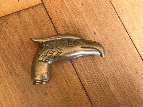 Vintage brass eagle head - vintage,