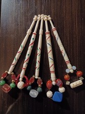 Bone lace making bobbins