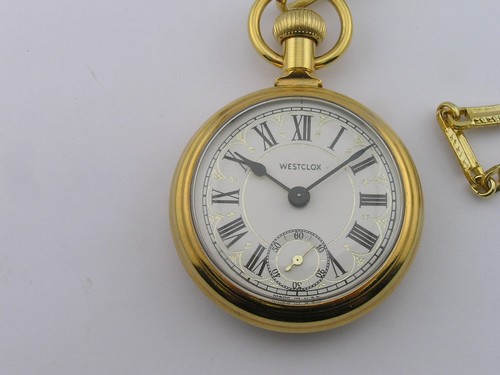 Vintage westclox pocket watch - westclox,