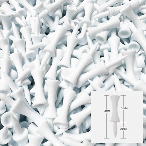 100 white plastic - 100, golf