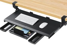 Keyboard Tray Under Desk, Pull