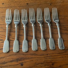 7 Antique AF & JT Silver