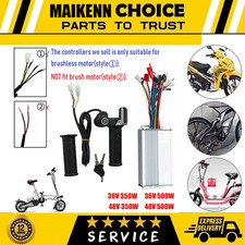 48V 36V Throttle Grip Controller，For 350W 500W Brushless Electric Bicycle-UK