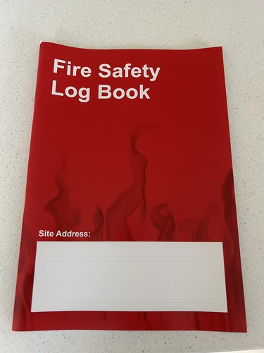 Fire log book - log, size