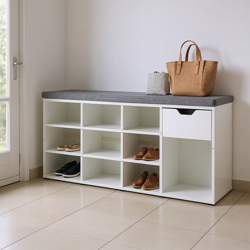 Tiers wooden shoe rack - 3,