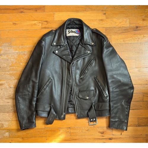 Vintage 80s 90s leather schott - vintage,