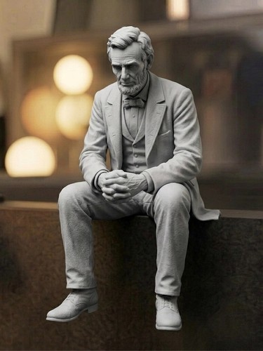 Abraham lincoln shelf - abraham, sitter