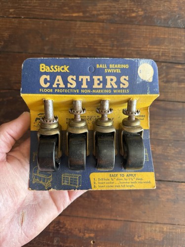 Vtg bassick furniture - furniture, casters