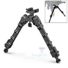 V9 Adjustable Rifle Bipod 7.5''-9''QD Tactical Picatinny Rail Flat Shoot Hunting