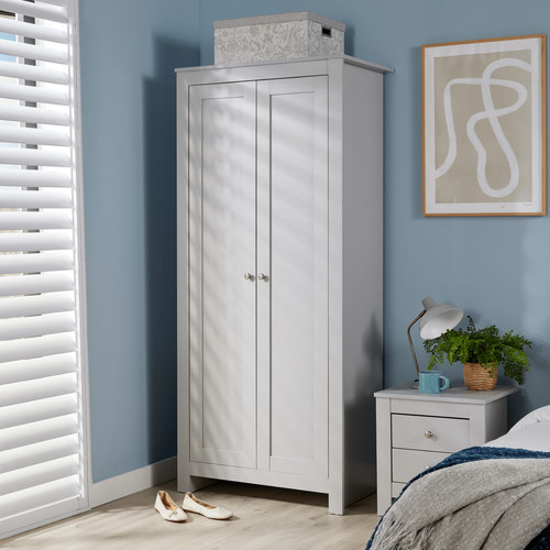 Wardrobe door grey hanging - wardrobe,