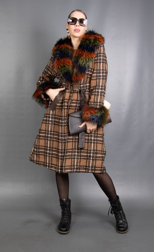 9020 new glamorous wool coat - wool,