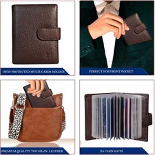 RFID Genuine Leather Credit