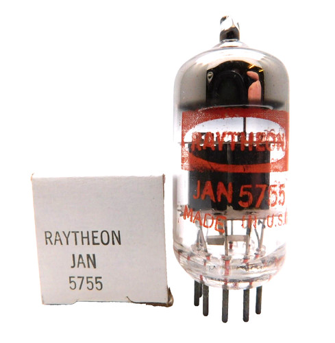 Raytheon jan 5755 valve tube - jan,