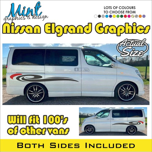 Nissan elgrand mpv camper side - nissan,