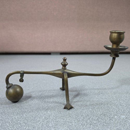 Vtg brass cantilever piano