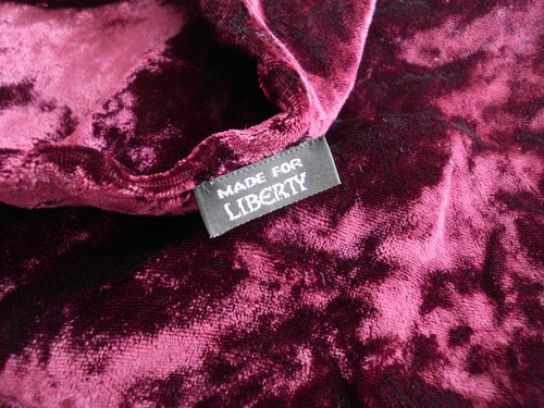Crushed velvet liberty scarf - crushed,