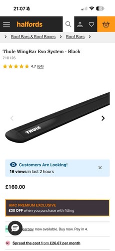 Thule evo wing - thule, and